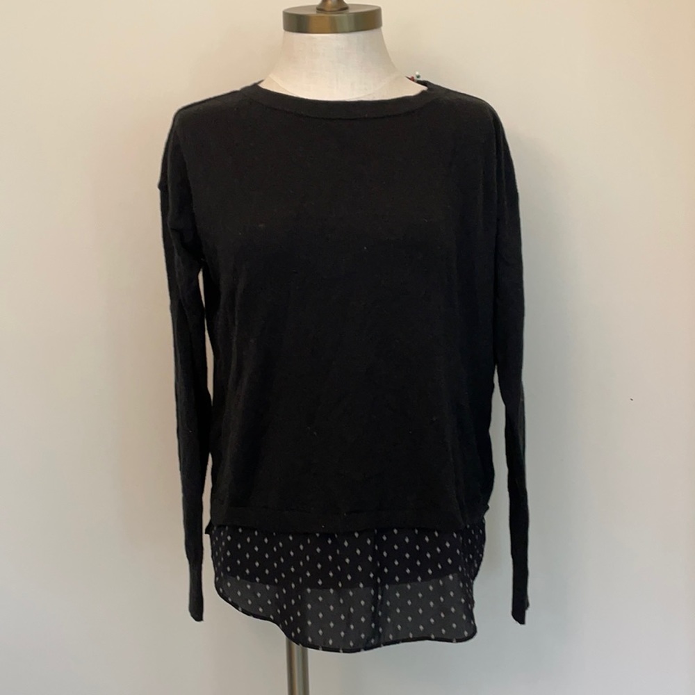 Layered sweater top